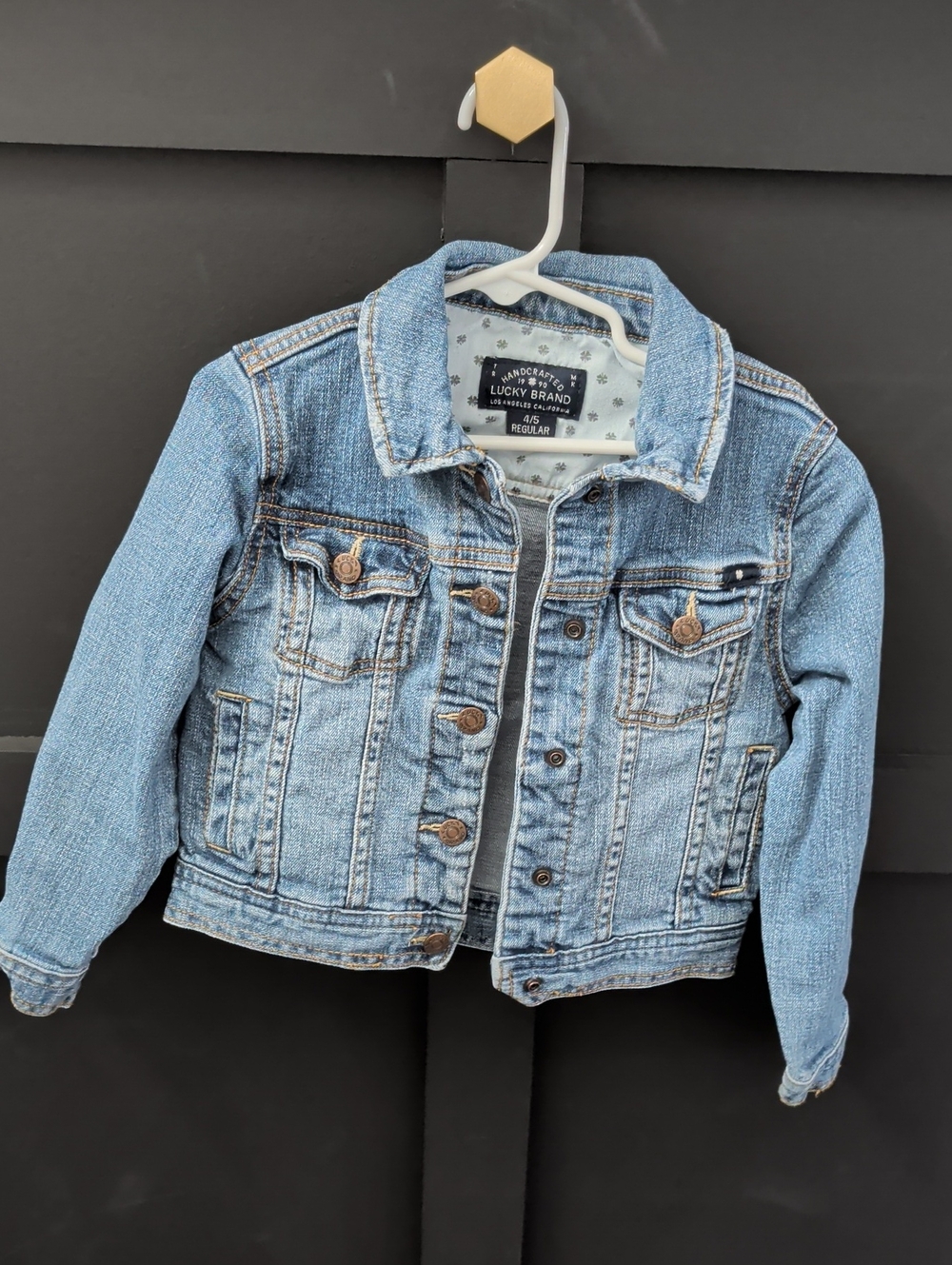 Lucky Brand Light Wash Blue Kids Denim Jacket
